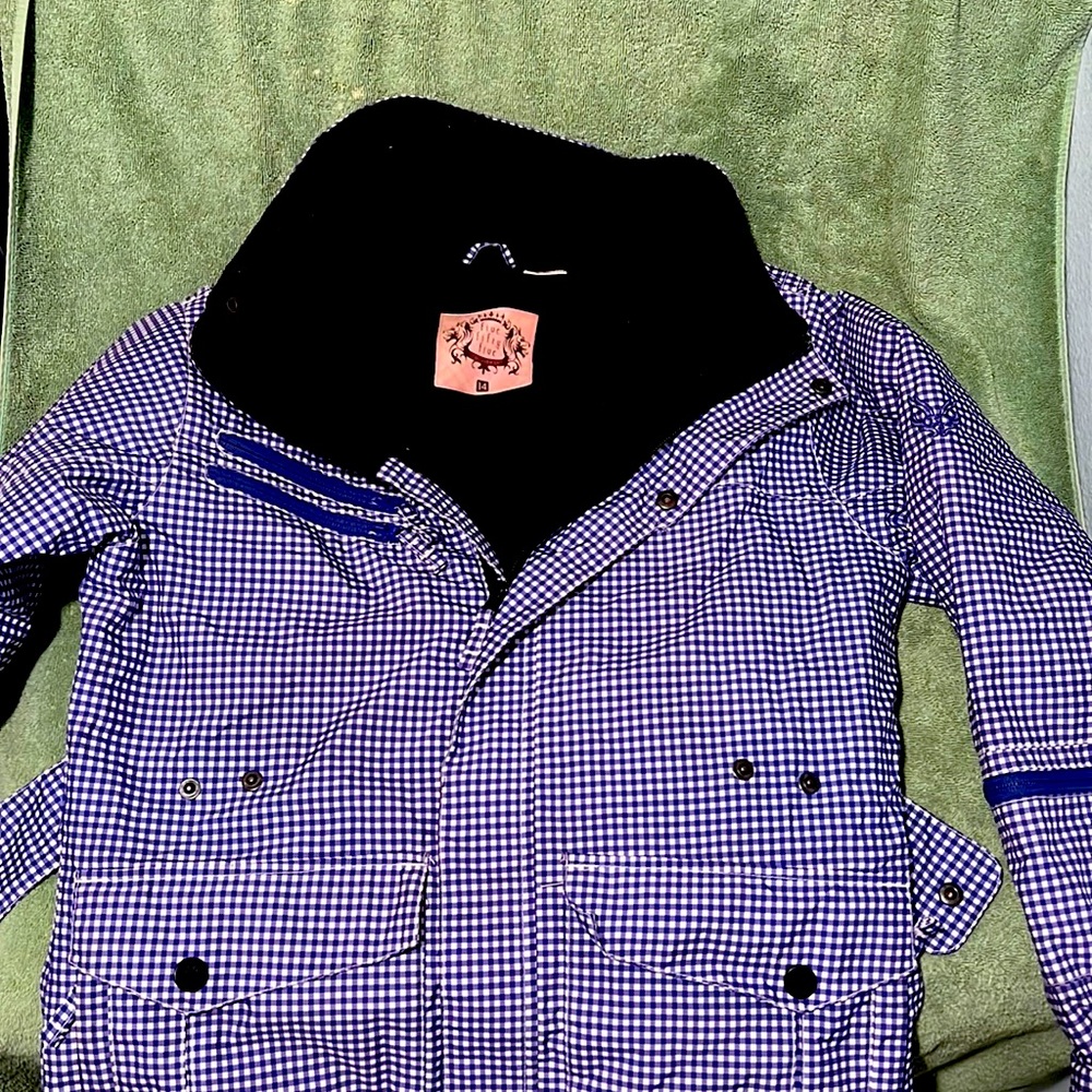 Girls five Fifty five Ski/Snowboard jacket size 14